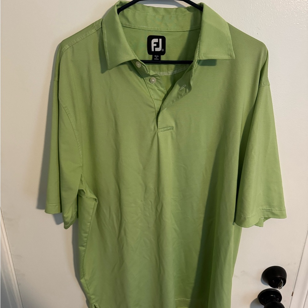 FootJoy Men's Light Green Polo Shirt